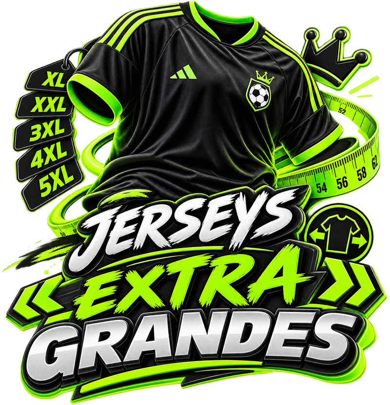 JERSEYS EXTRA GRANDES (2xl, 3xl, 4xl)